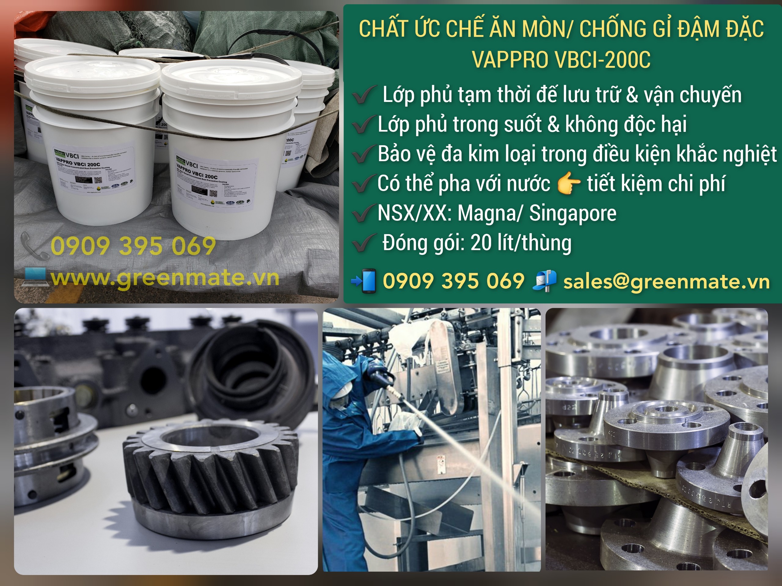 Chất chống gỉ/ chống ăn mòn VAPPRO VBCI-200C